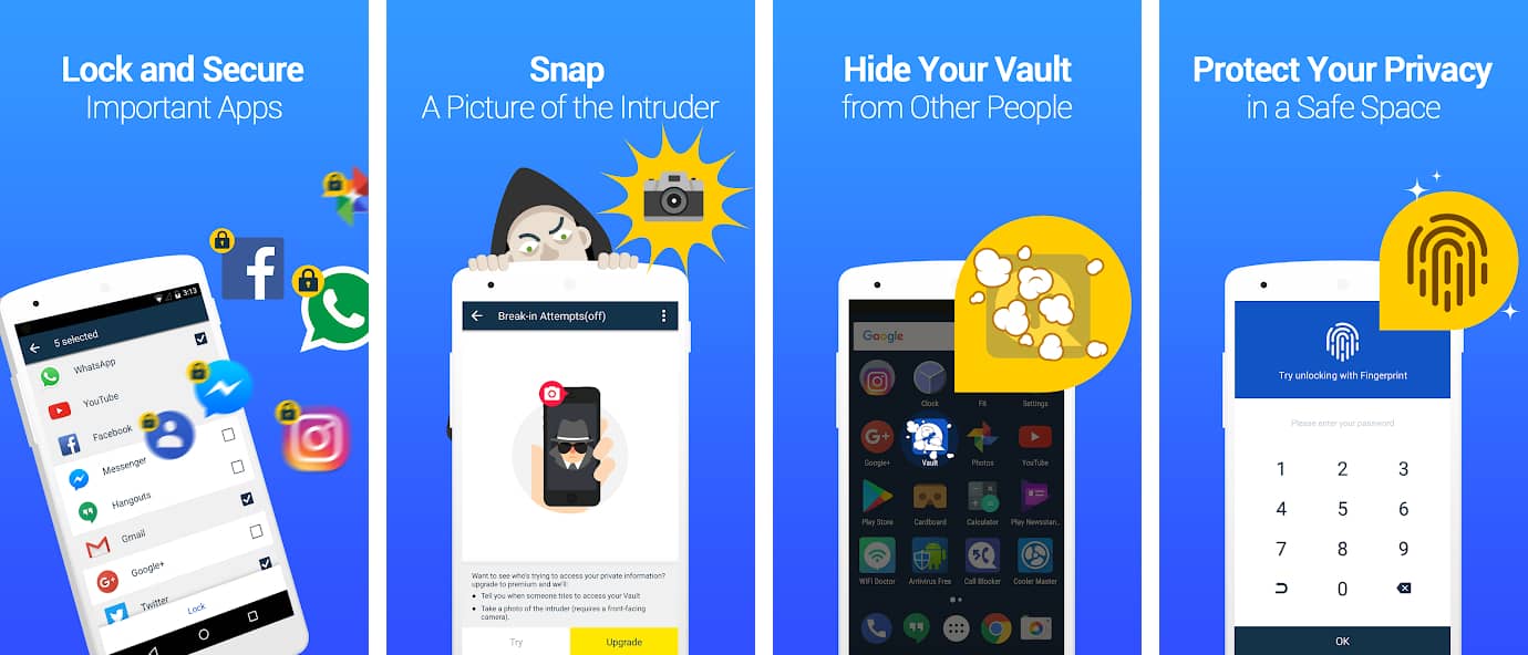 برنامه: Vault - Hide Pics, App Lock