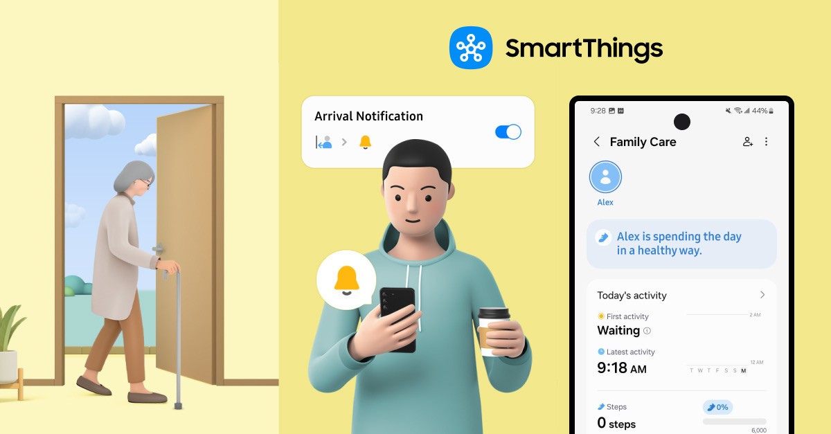 Samsung SmartThings Family Care is aimed at caregivers