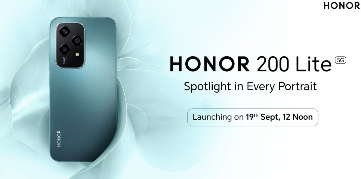 Honor 200 Lite's India launch date announced